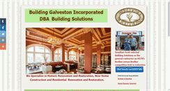 Desktop Screenshot of buildinggalveston.com