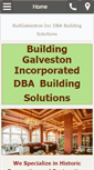 Mobile Screenshot of buildinggalveston.com